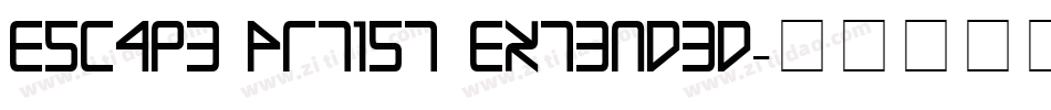 Escape Artist Extended字体转换